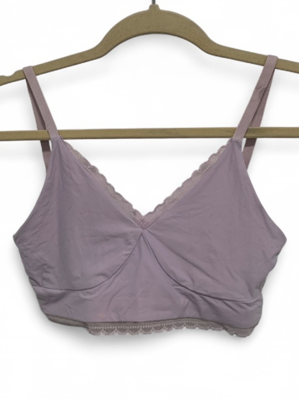 Nike Light Purple Lace Trim Bralette
